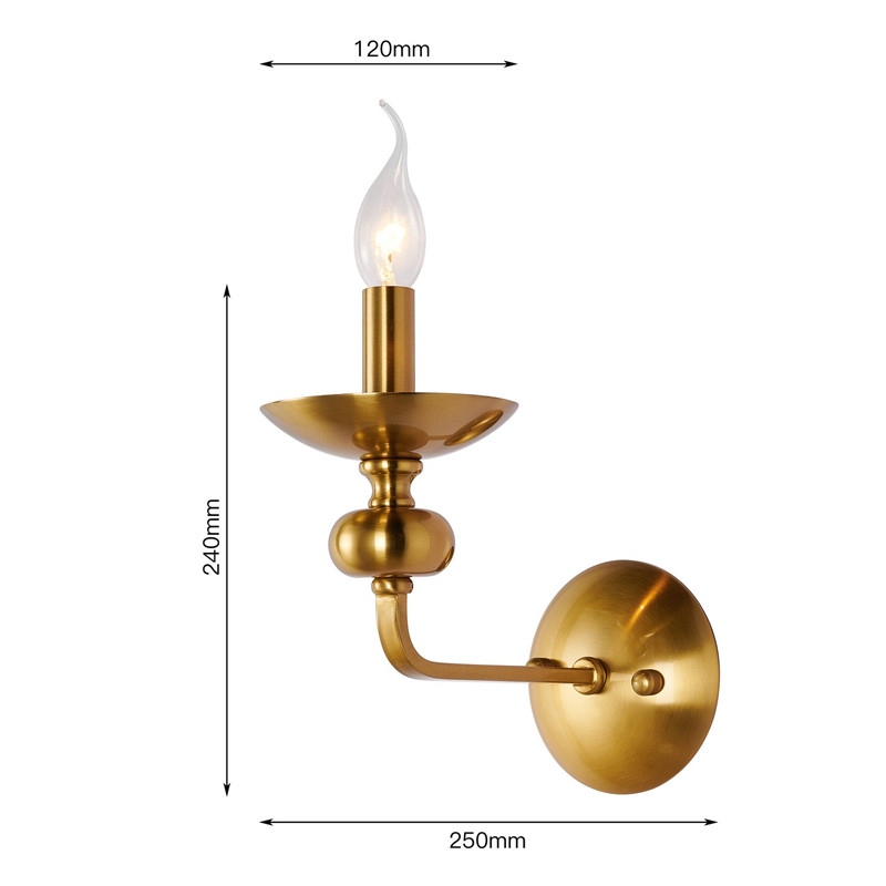 Бра бронзового цвета Candelabrum