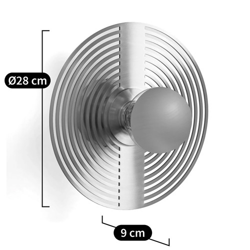 Бра в виде металлического диска Amadis Gold Wall Lamp