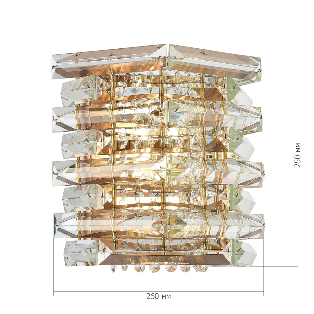 Бра в классическом хрустальном обрамлении Light Garland