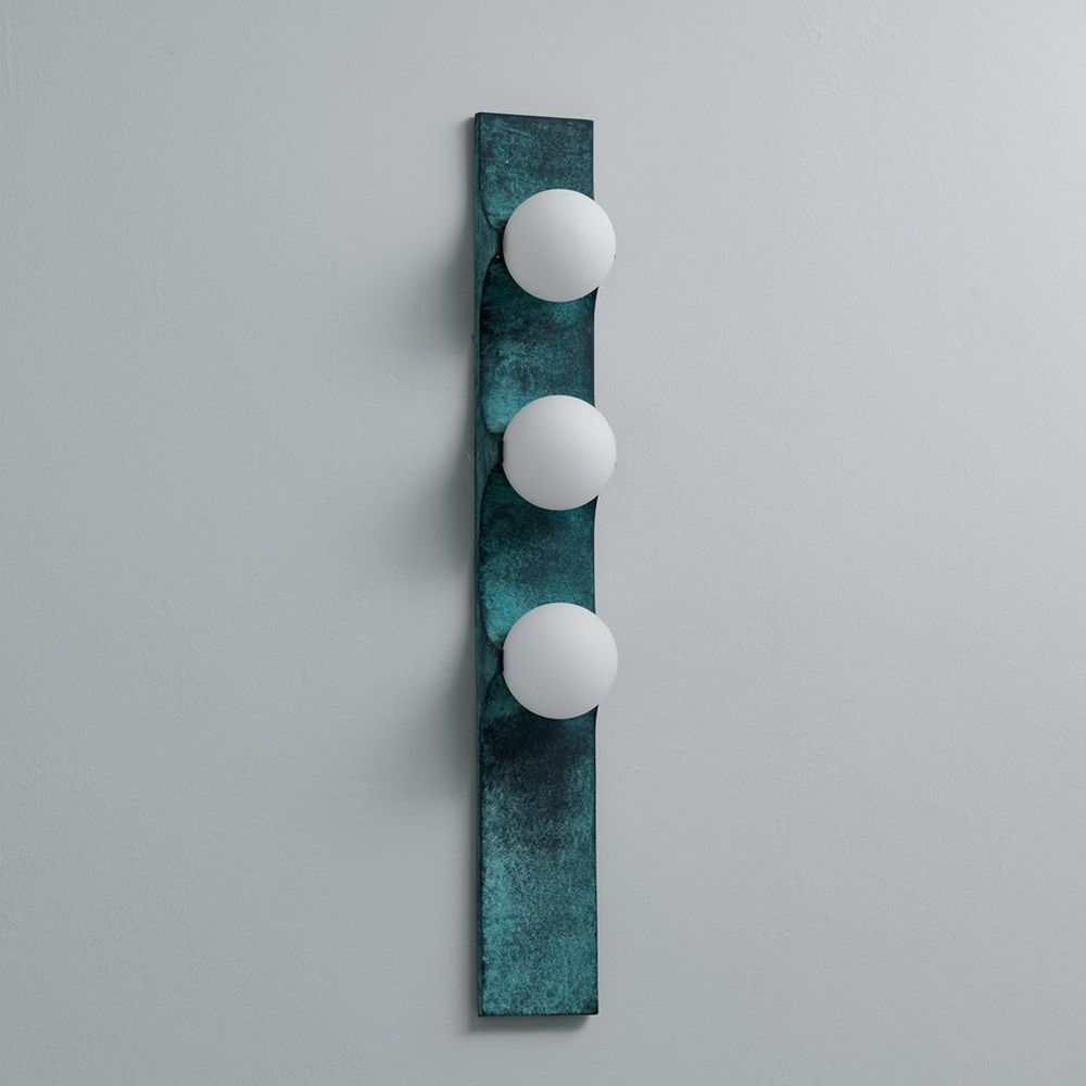 Бра в ретро стиле на бирюзовом основании Аftersound