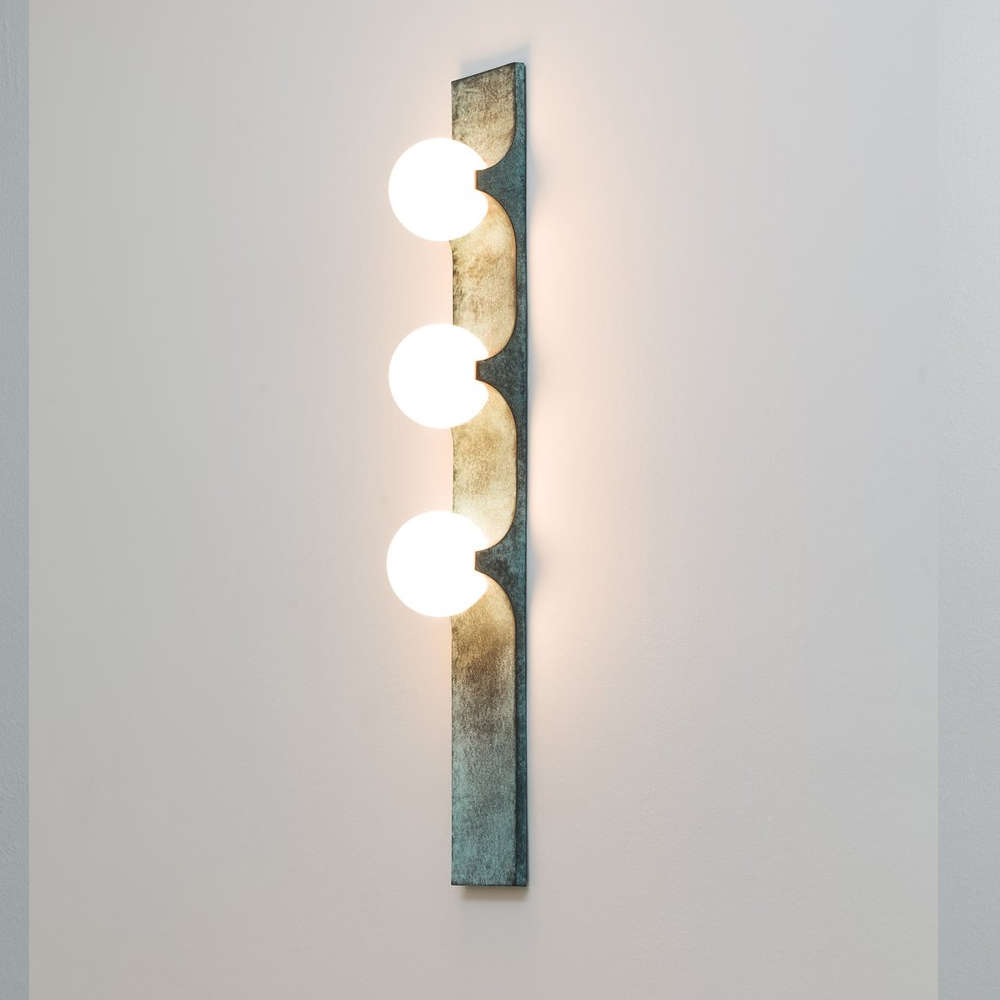 Бра в ретро стиле на бирюзовом основании Аftersound