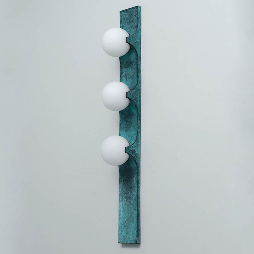 Бра в ретро стиле на бирюзовом основании Аftersound