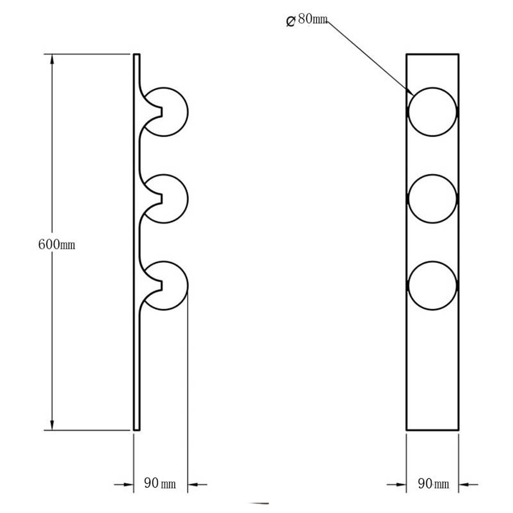 Бра в ретро стиле на бирюзовом основании Аftersound