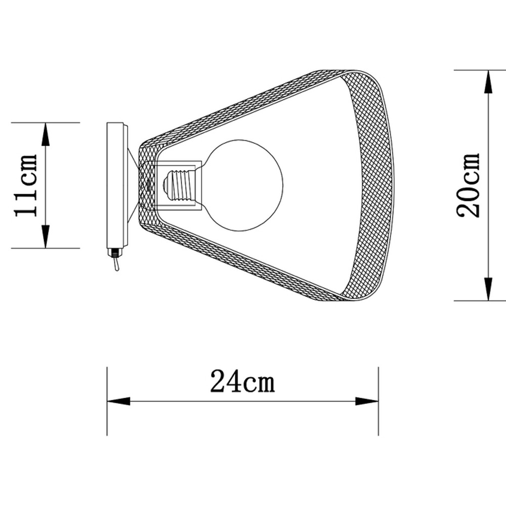 Бра в стиле лофт Lamp Malik