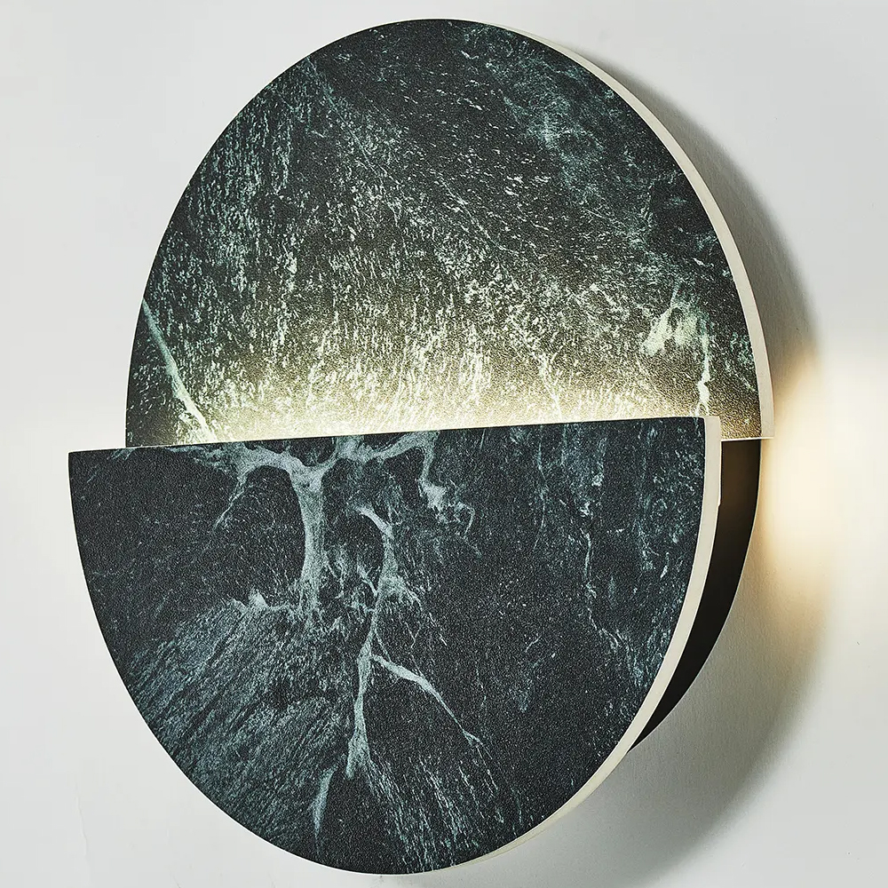 Бра в форме диска из керамогранита Eclipse of Celestial Bodies