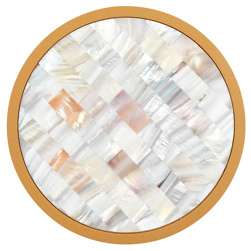 Бра в форме диска с перламутровыми прямоугольниками из морской ракушки Touch of Marine Charm