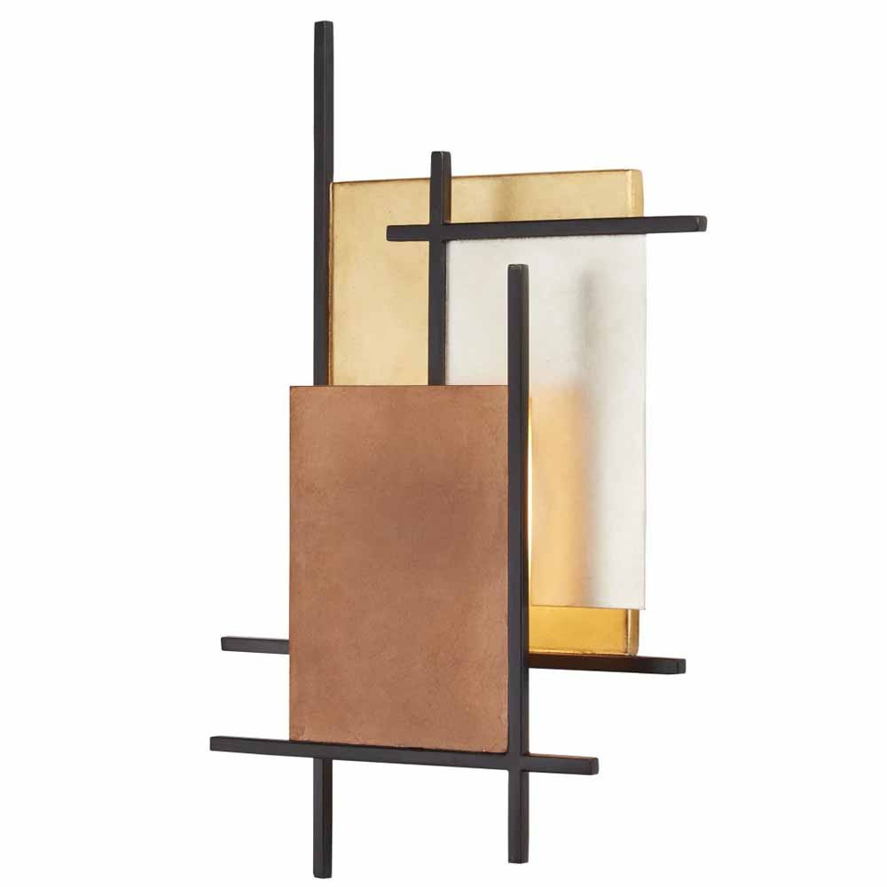 Бра геометрической формы из прямоугольных панелей Cross Strokes