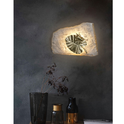 Бра Декоративный лист Glacial Fragment