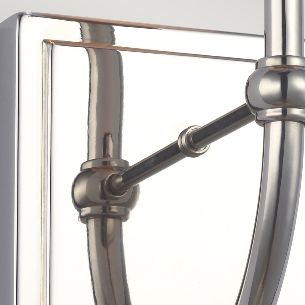 Бра для ванных комнат с белым тканевым цилиндрическим плафоном Feiss