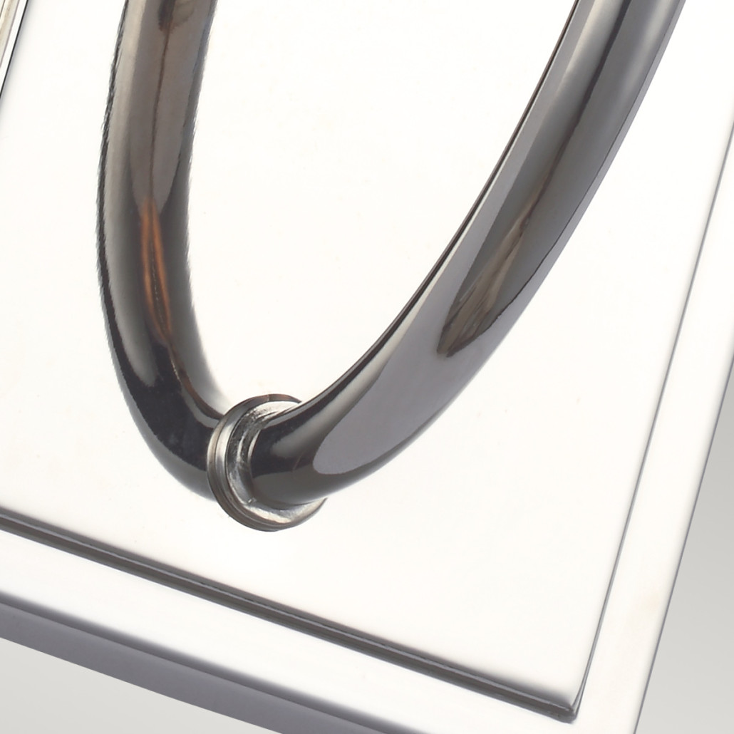 Бра для ванных комнат с белым тканевым цилиндрическим плафоном Feiss