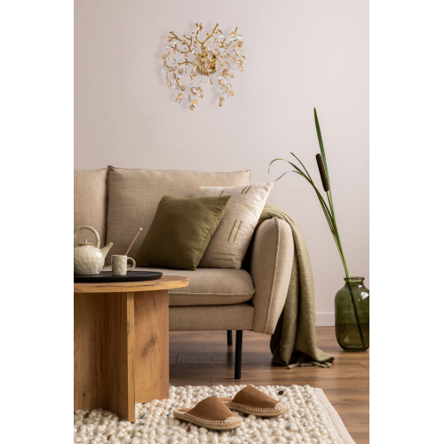 Бра золотого цвета с ветвями и прозрачными хрустальнымих подвесками Droplet Chandelier