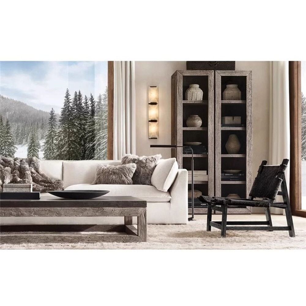 Бра из 3-х прямоугольных мраморных панелей Calling to Shine