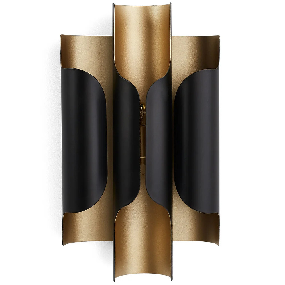 Бра из металла Dolton Wall Lamp Black