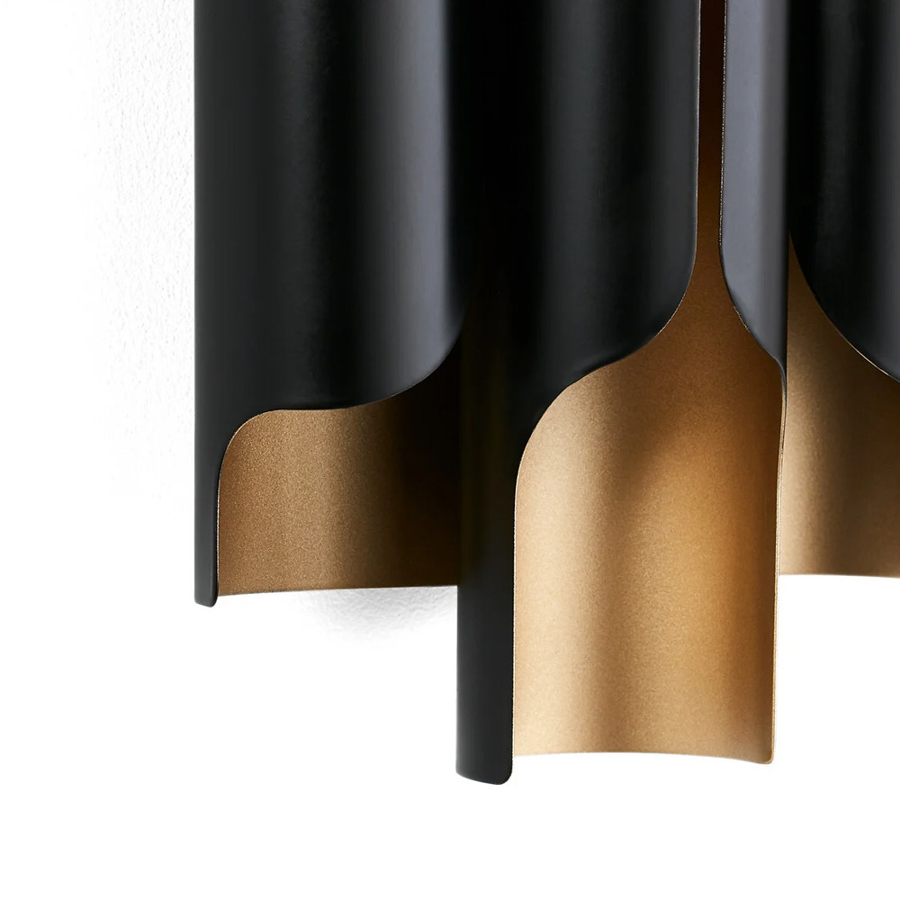 Бра из металла Dolton Wall Lamp Black