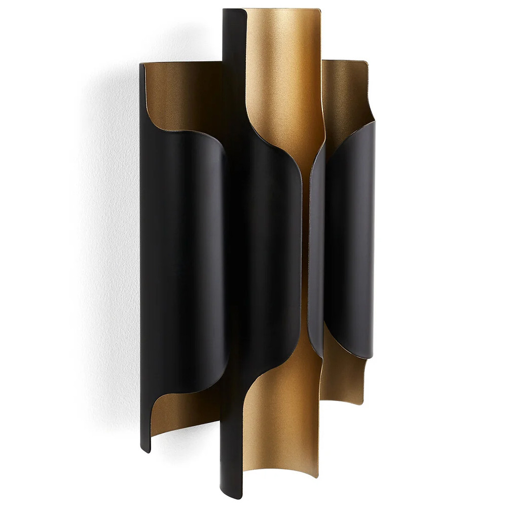 Бра из металла Dolton Wall Lamp Black
