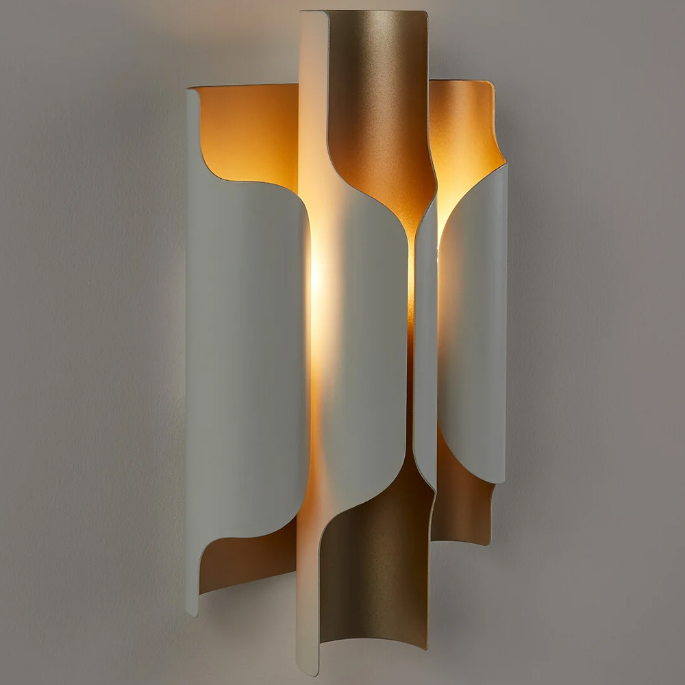 Бра из металла Dolton Wall Lamp White