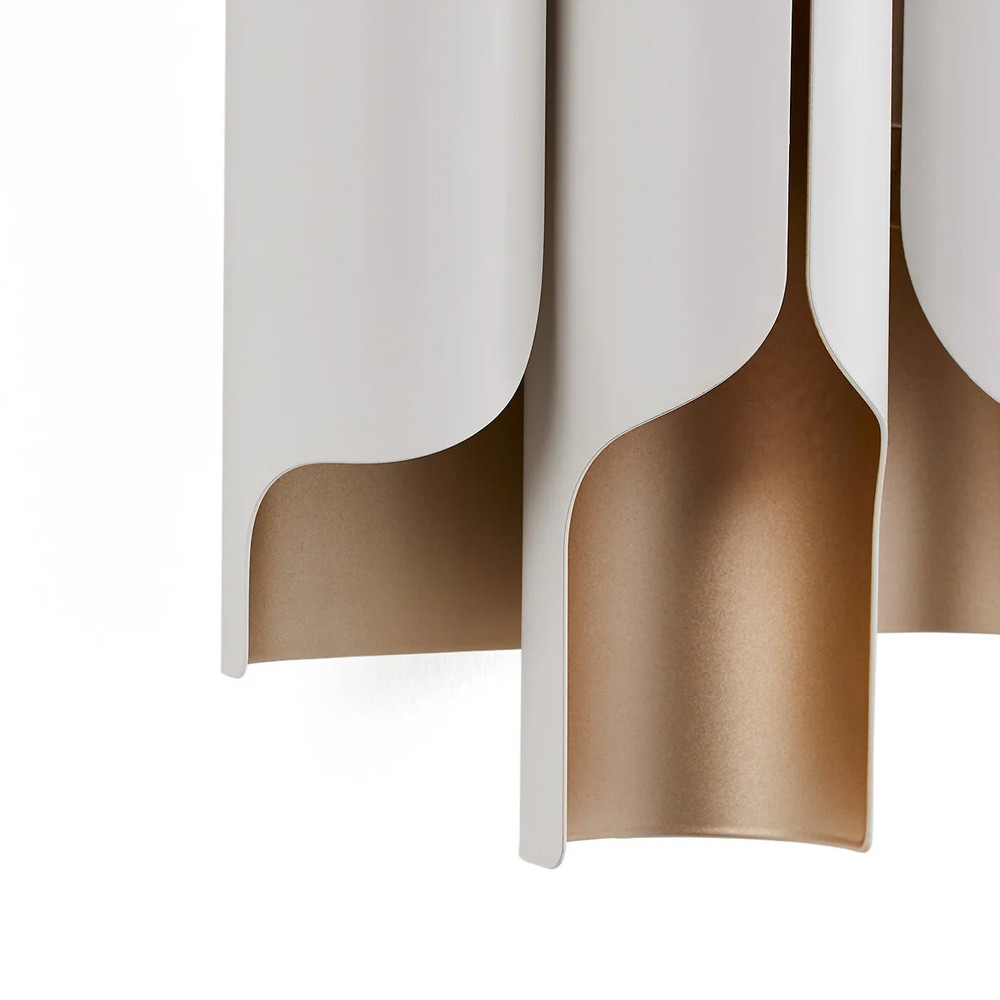 Бра из металла Dolton Wall Lamp White