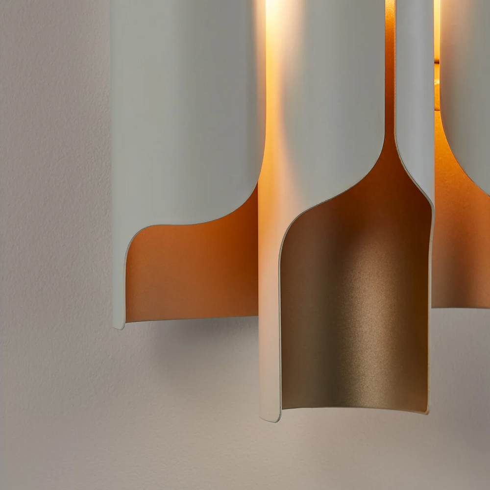 Бра из металла Dolton Wall Lamp White