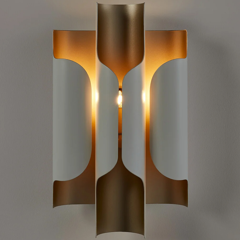 Бра из металла Dolton Wall Lamp White