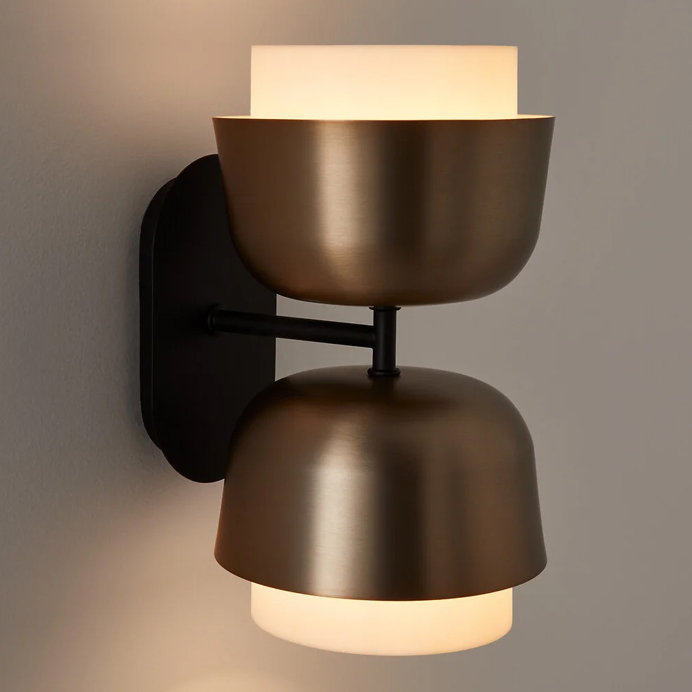 Бра из металла с 2-мя плафонами Wilona Duo Wall Lamp