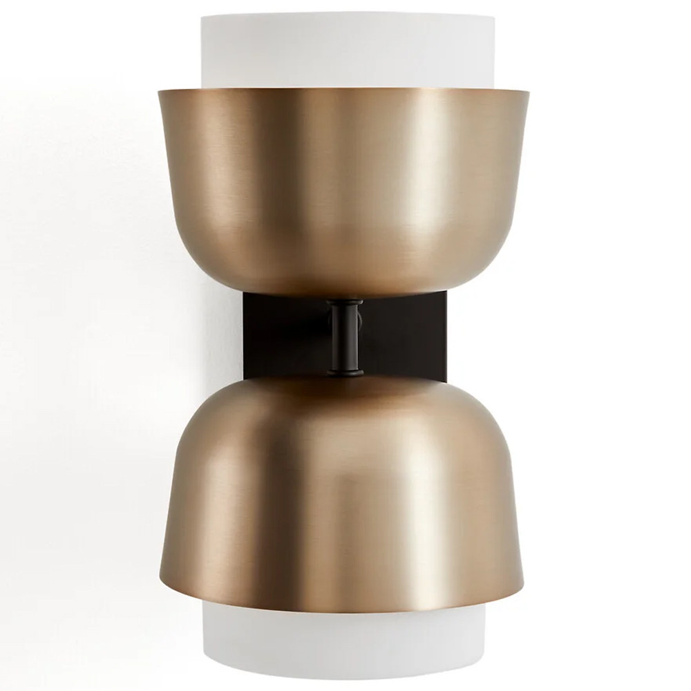 Бра из металла с 2-мя плафонами Wilona Duo Wall Lamp