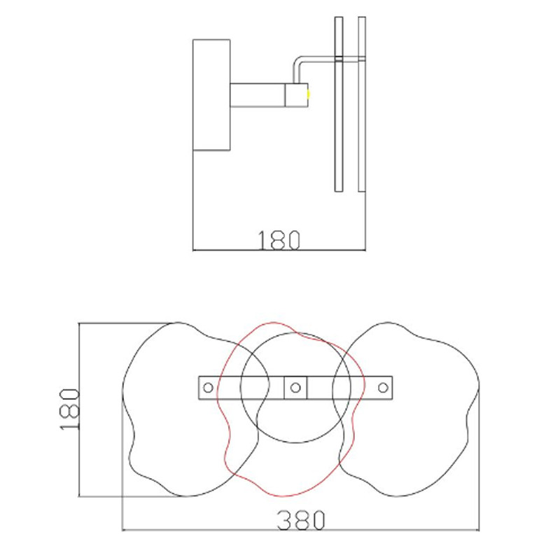 Бра из Мрамора Lucretia Marble Wall Lamp