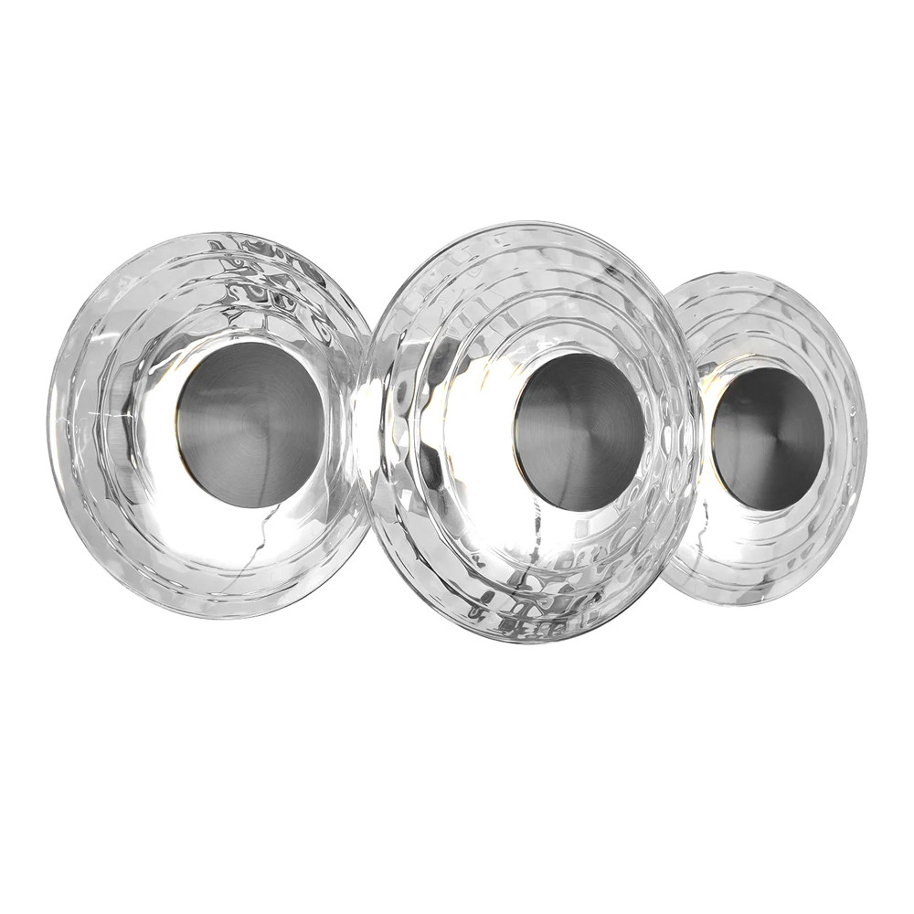 Бра из трех стеклянных фактурных дисков Eyepiece