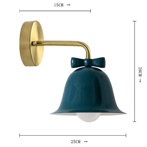 Бра Колокольчик Bell with Bow Deep Blue Wall Lamp Темно-синий