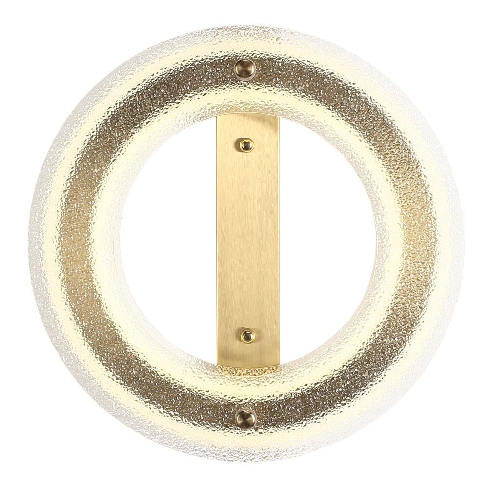 Бра круглое с эффектом морозного стекла Freezing Pattern