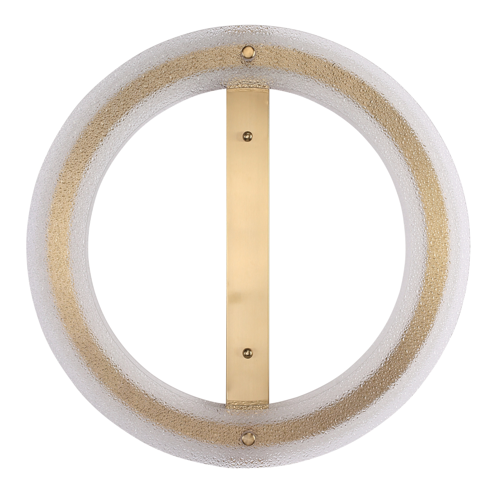 Бра круглое с эффектом морозного стекла Freezing Pattern