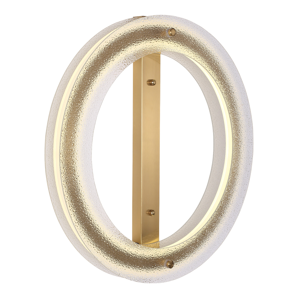 Бра круглое с эффектом морозного стекла Freezing Pattern