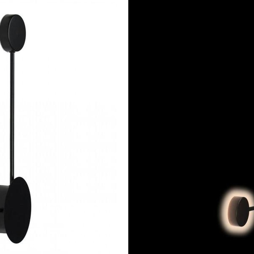 Бра Лофт Vibia Pin Wall Light 2 плафона Черный цвет