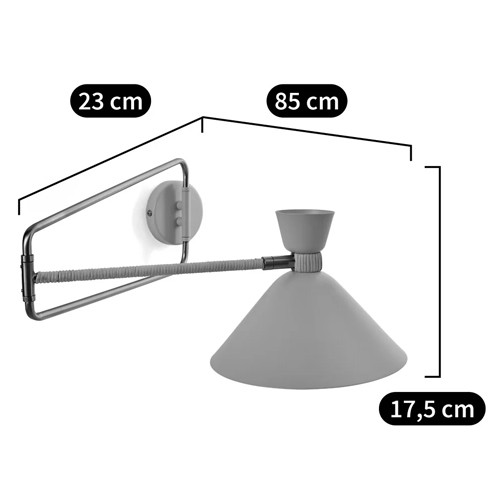 Бра на шарнире Davy Rattan Wall Lamp