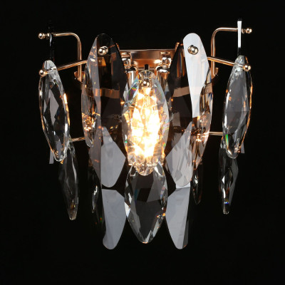 Бра настенное Natka с хрустальными подвесками