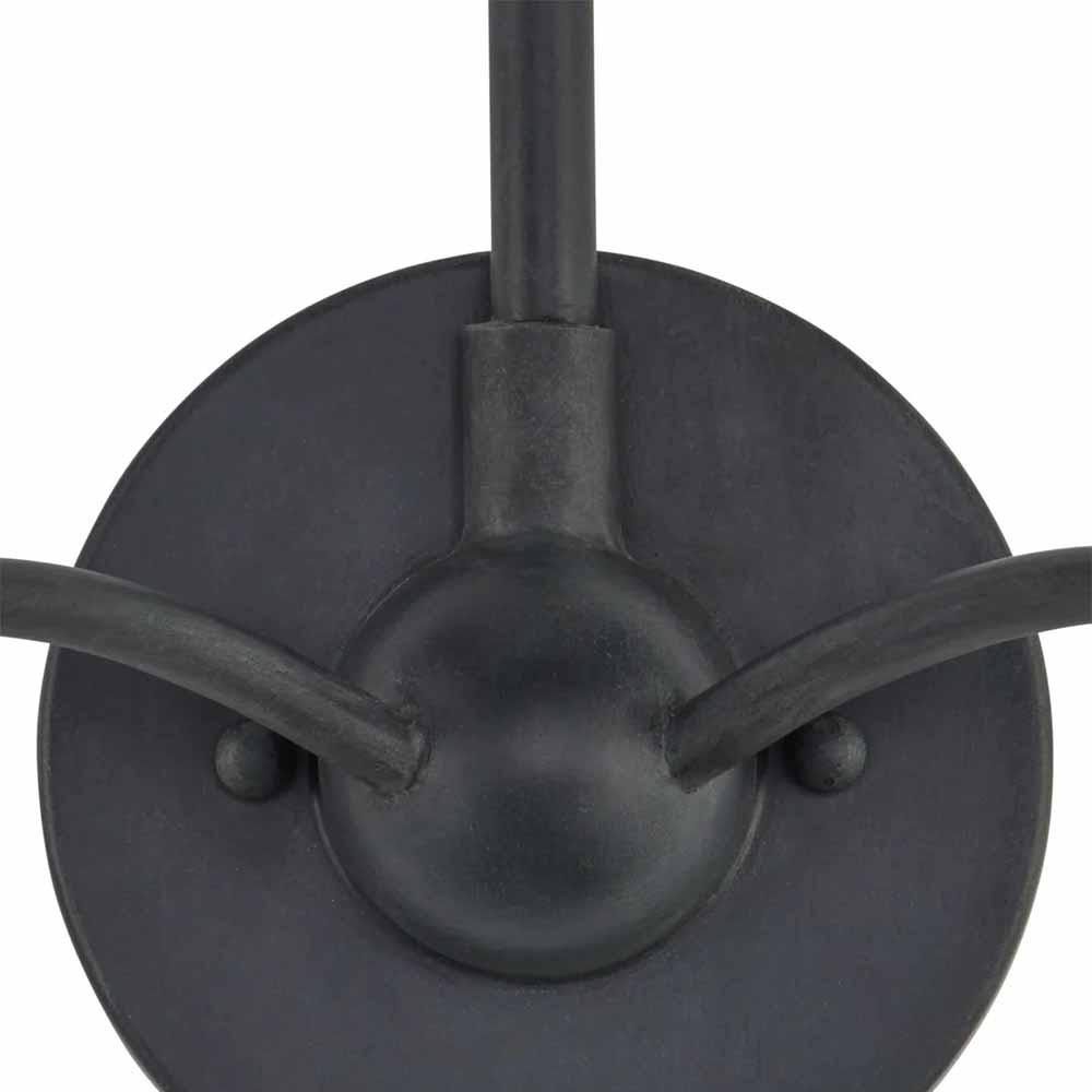 Бра настенное черное с 2-мя лампами Candle Sleeves