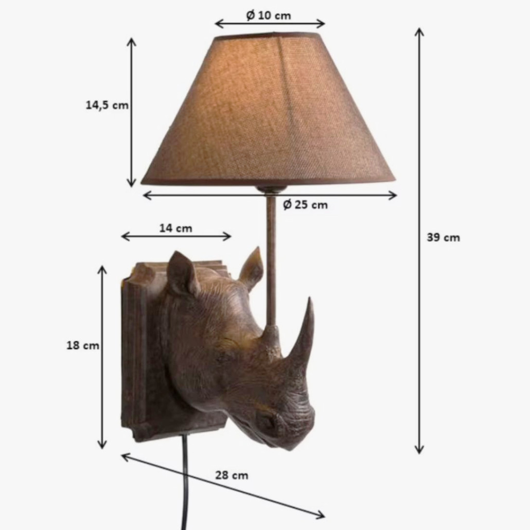 Бра Носорог Rhinoceros