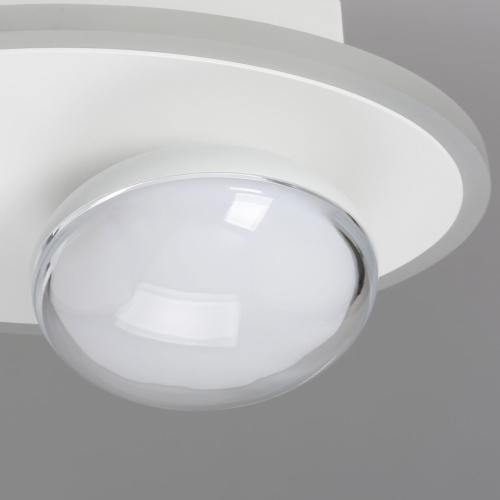 Бра овальной формы белого цвета с 2-мя лампами Lunar Pebbles