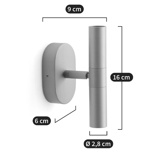 Бра поворотное Alf Spot Wall Lamp Black