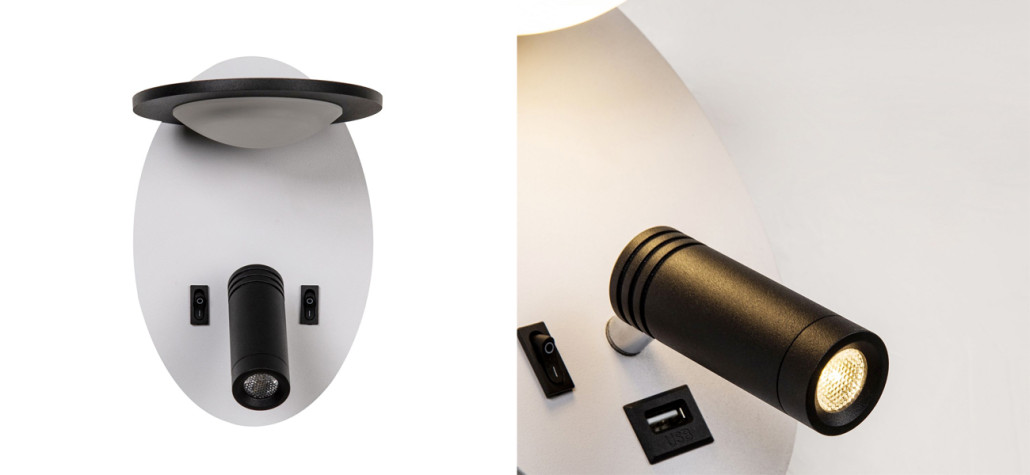 Бра Поворотный спот Trumpet White