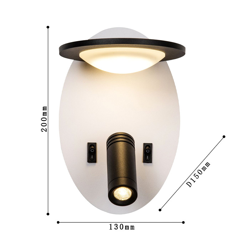 Бра Поворотный спот Trumpet White