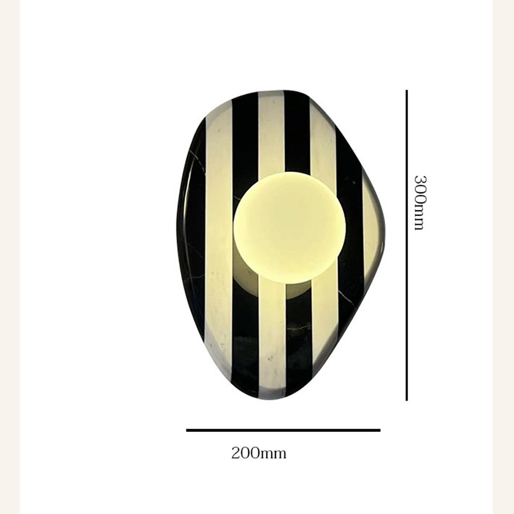 Бра полосатое из мрамора Shaw Marble Lighting