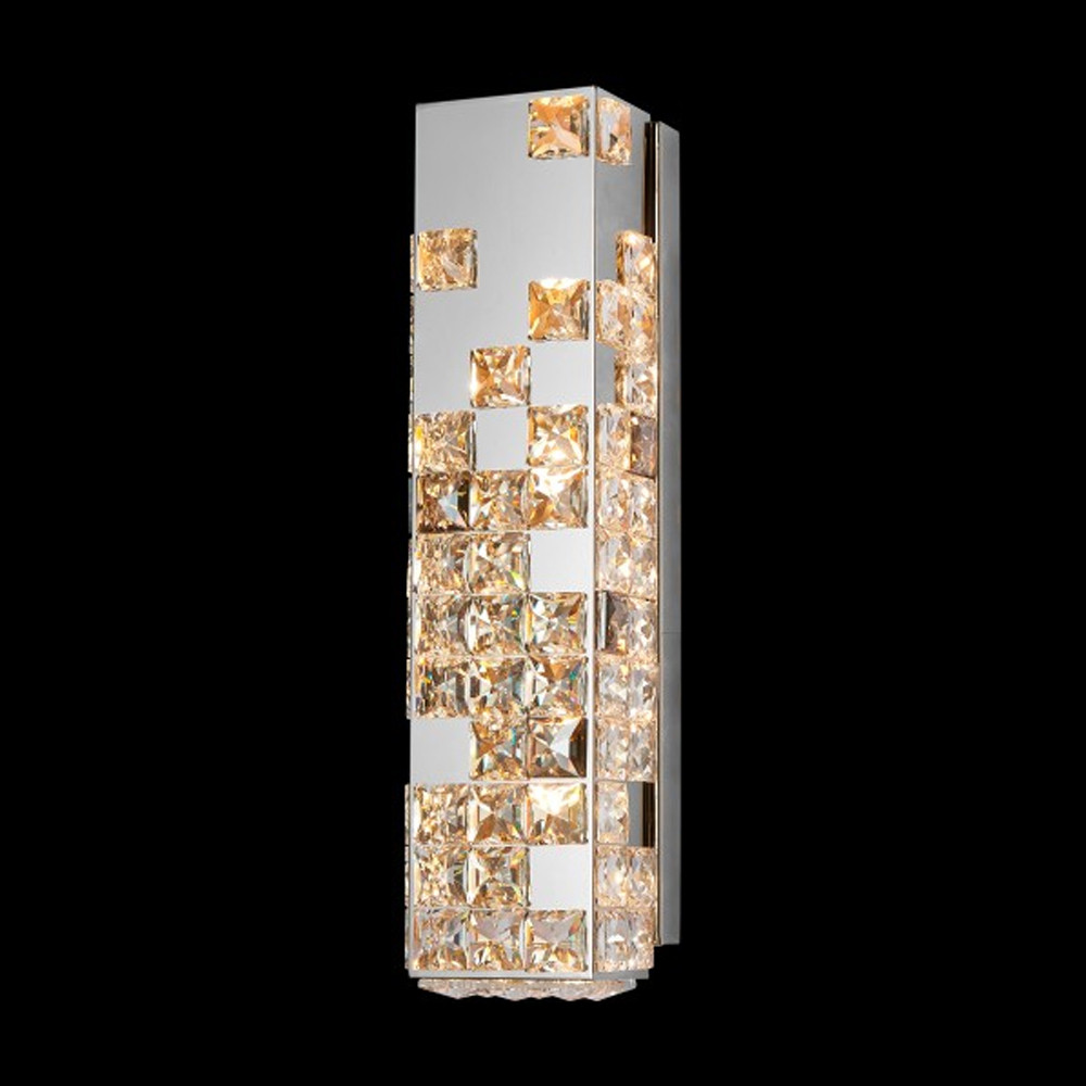 Бра прямоугольное с мозаичным хрустальным оформлением Sparks of Crystal