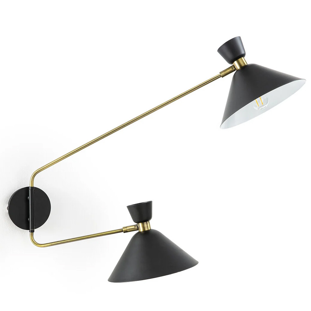 Бра с 2-мя поворотными плафонами Davy Duo Wall Lamp