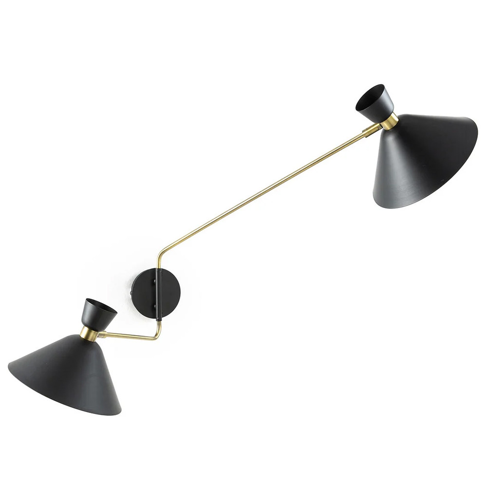 Бра с 2-мя поворотными плафонами Davy Duo Wall Lamp