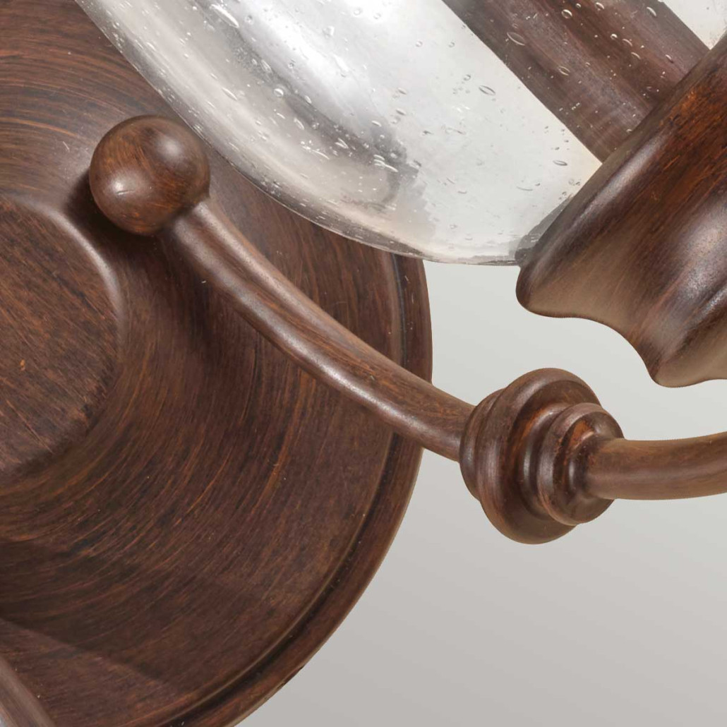 Бра с 2-мя стеклянными плафонами с пузырьками Feiss