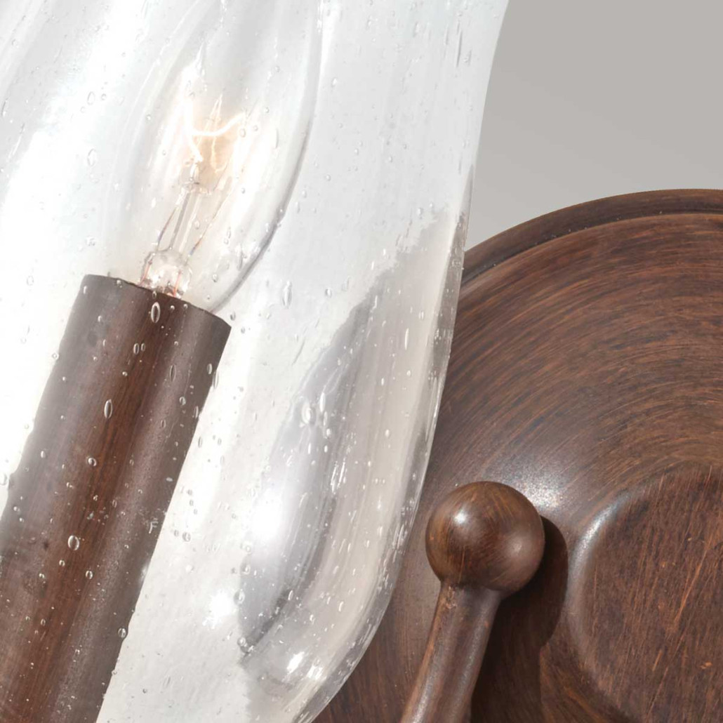 Бра с 2-мя стеклянными плафонами с пузырьками Feiss