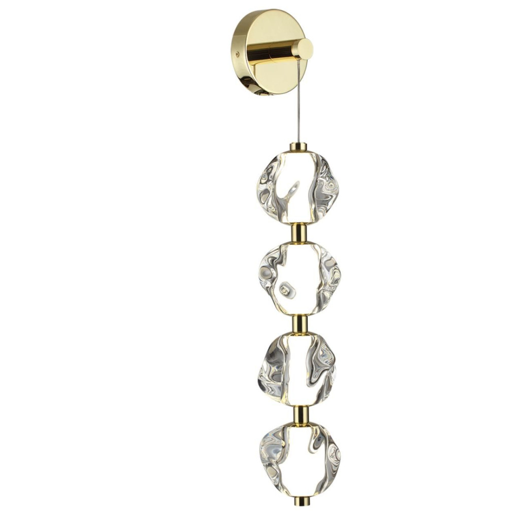 Бра с 4-мя прозрачными шарообразными плафонами Bubbles Bocci