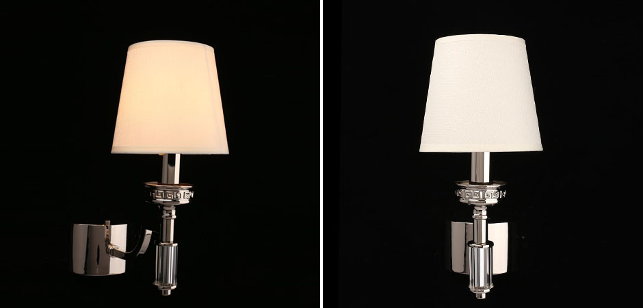 Бра с абажуром Brolevbrus Хром