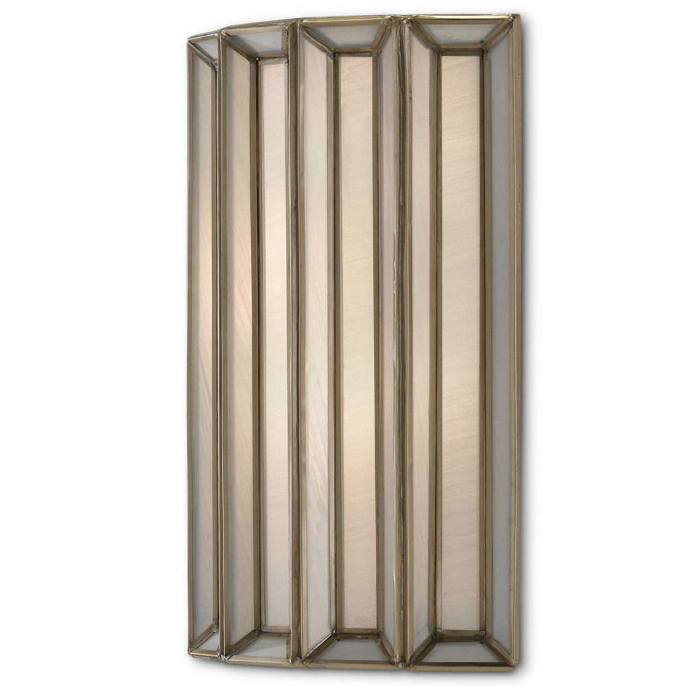 Бра с абажуром из панелей белого молочного стекла Stunned by Light