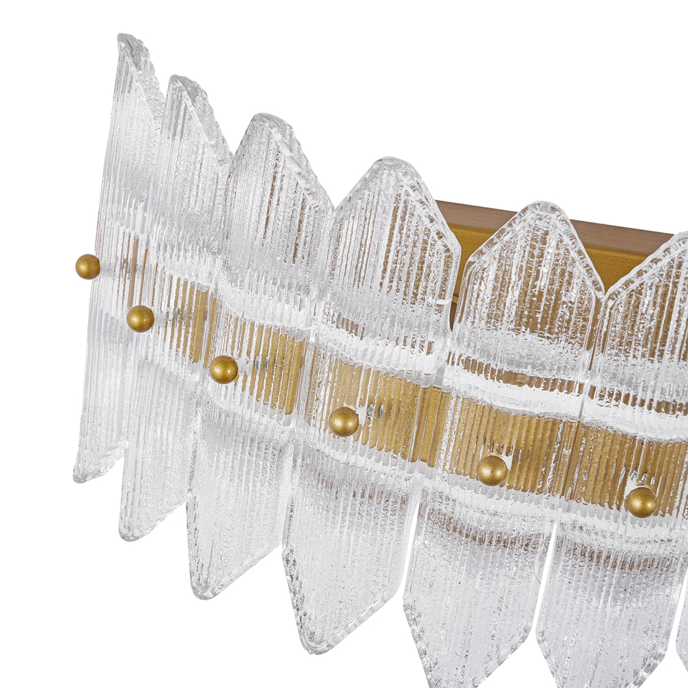 Бра с декоративными элементами в виде лепестков Round Light Flashing